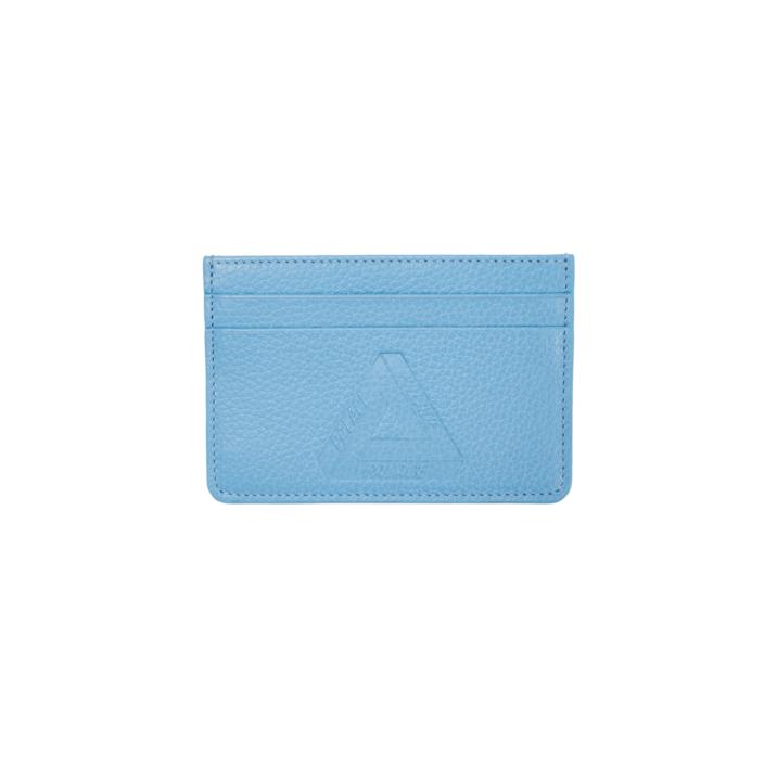 Thumbnail PALACE LEATHER CARD HOLDER BLUE one color