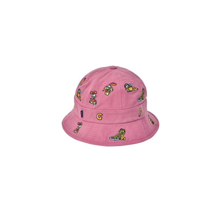 PALACE GARFIELD BUCKET HAT PINK one color