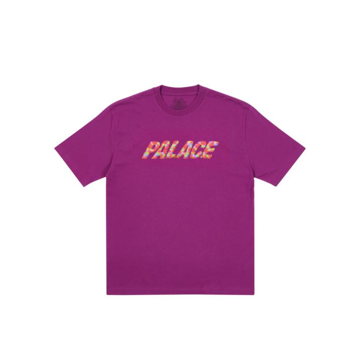 FLUFFLY T-SHIRT PLUM one color