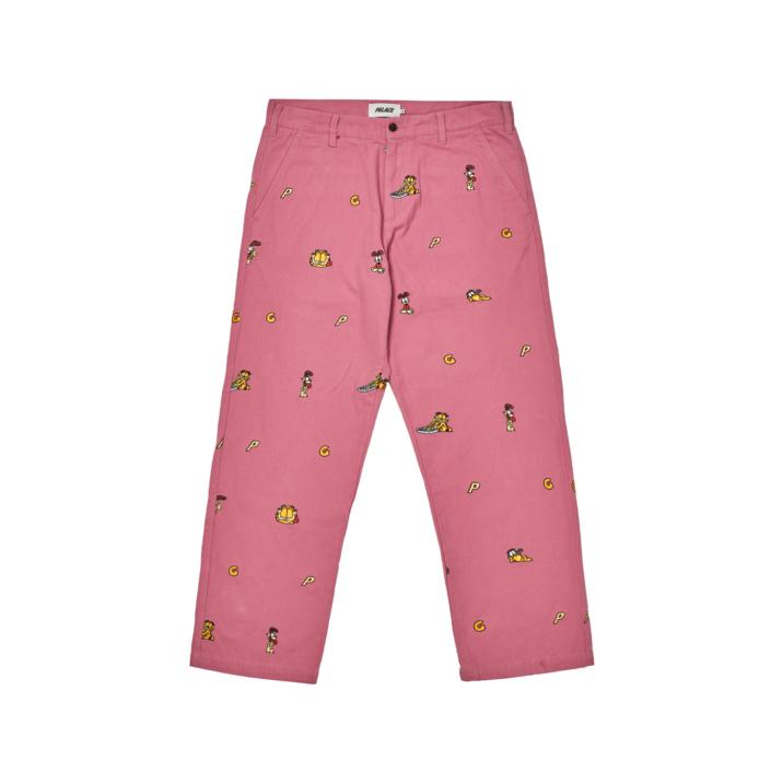 Thumbnail PALACE GARFIELD WORK PANT PINK one color