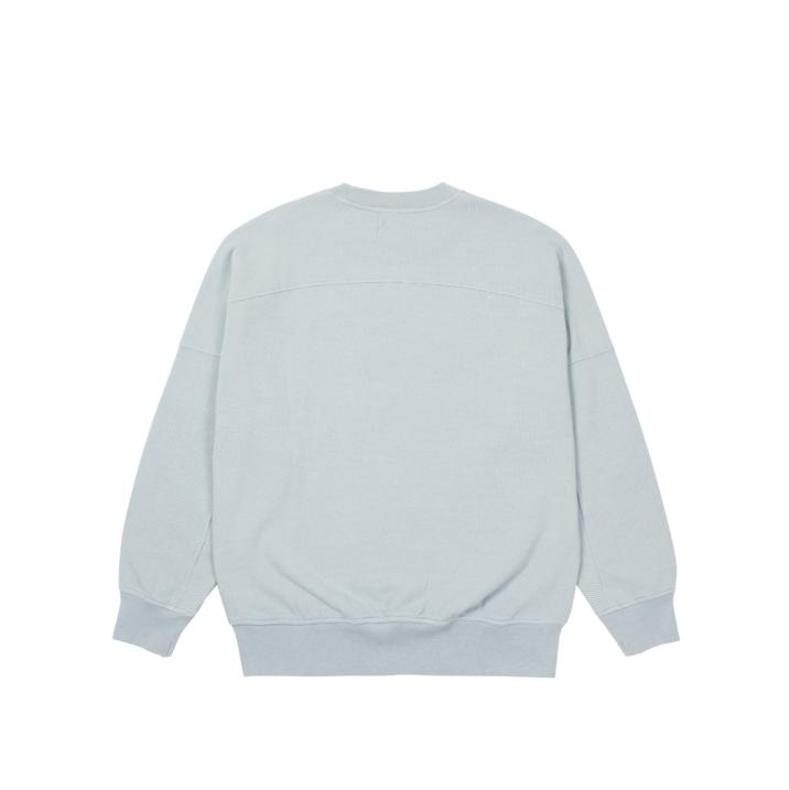 Thumbnail GAUFRE DROP SHOULDER CREW BLUE one color