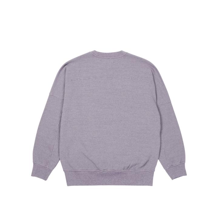 Thumbnail GAUFRE DROP SHOULDER CREW PURPLE one color