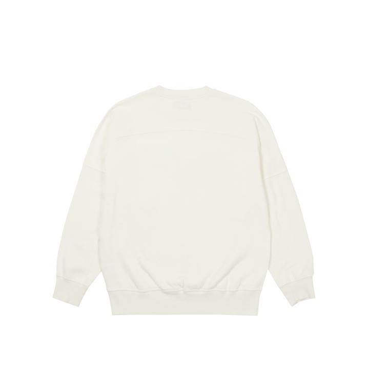 Thumbnail GAUFRE DROP SHOULDER CREW OFF WHITE one color