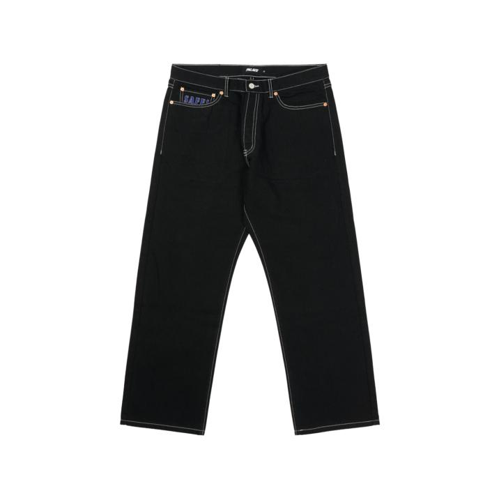 Thumbnail PALACE BAGGIES JEAN BLACK one color