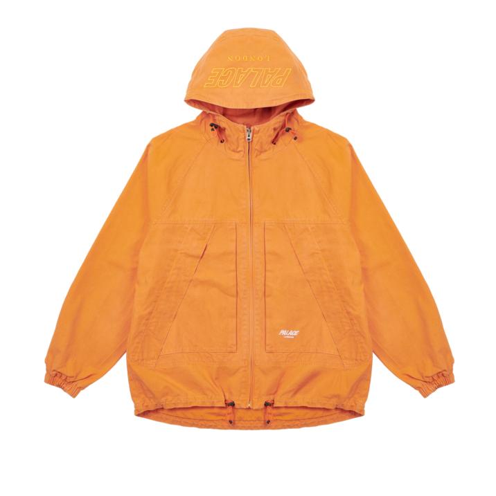 Thumbnail WASHED COTTON HOODED JACKET ORANGE one color