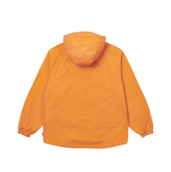 Thumbnail WASHED COTTON HOODED JACKET ORANGE one color