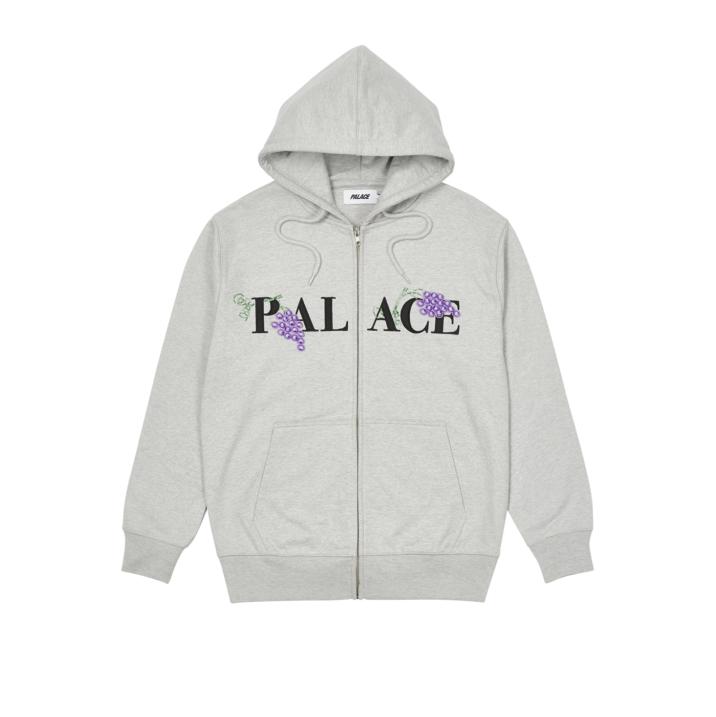 Thumbnail GRAPE ZIP HOOD GREY MARL one color