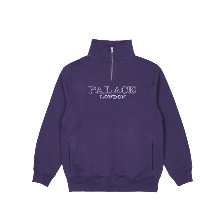 Thumbnail 1/4 ZIP FUNNEL PURPLE one color