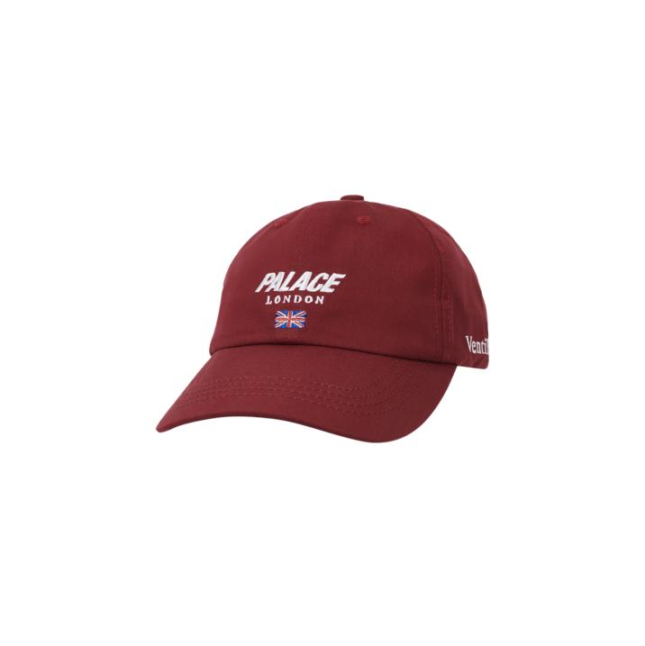 Thumbnail PALACE LONDON VENTILE 6-PANEL BURGUNDY one color