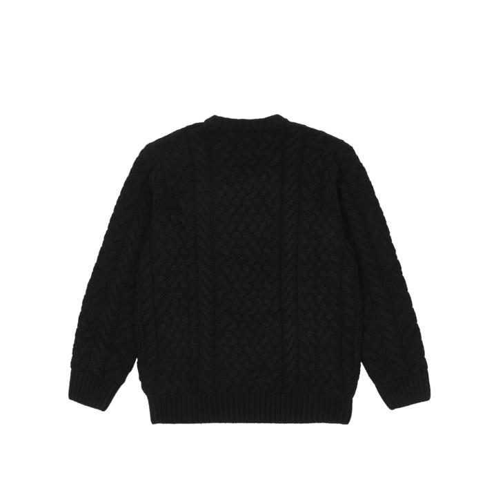 Thumbnail CABLE KNIT BLACK one color