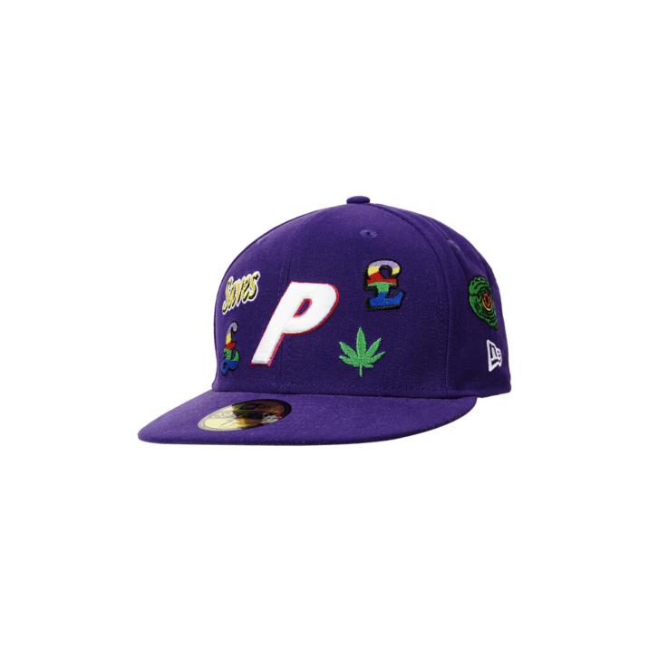 Thumbnail PALACE NEW ERA 59FIFTY JESUS HAT PURPLE one color
