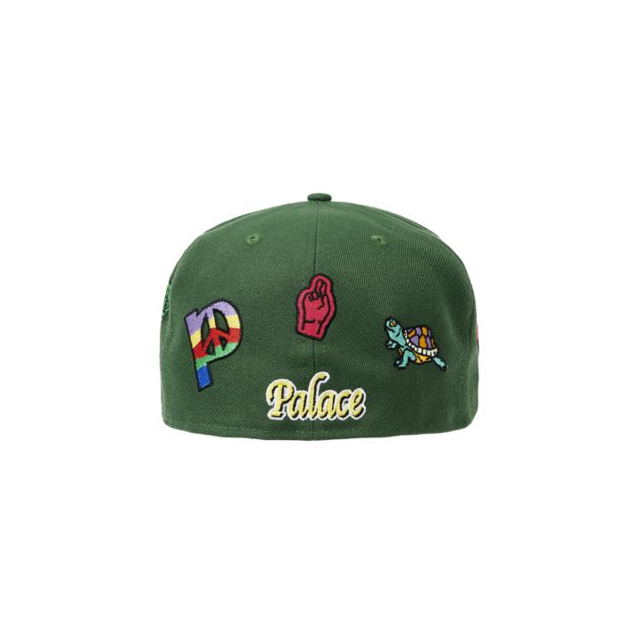 Thumbnail PALACE NEW ERA 59FIFTY JESUS HAT GREEN one color