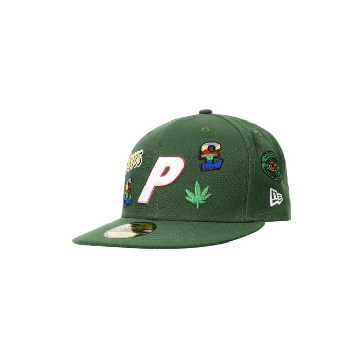 Thumbnail PALACE NEW ERA 59FIFTY JESUS HAT GREEN one color