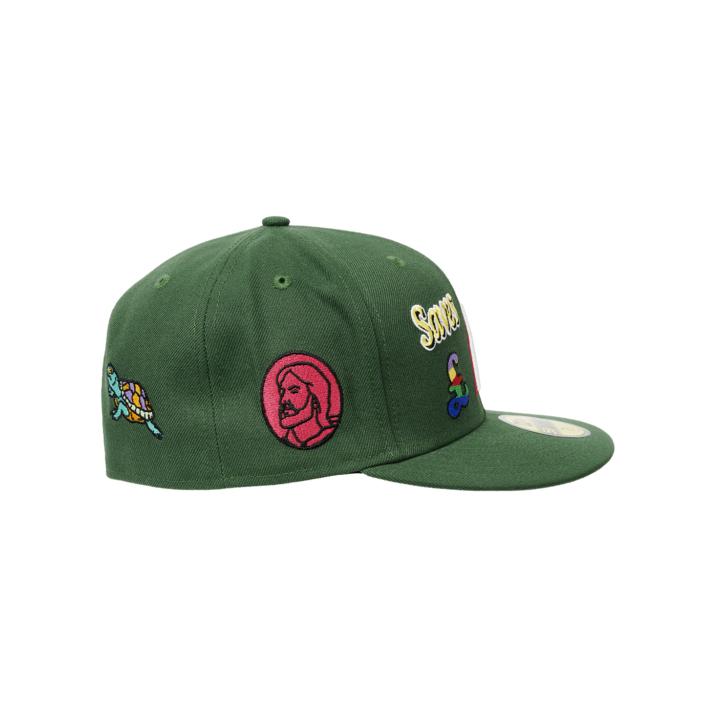 Thumbnail PALACE NEW ERA 59FIFTY JESUS HAT GREEN one color