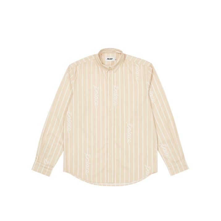 Thumbnail HAND STRIPE SHIRT TAN one color