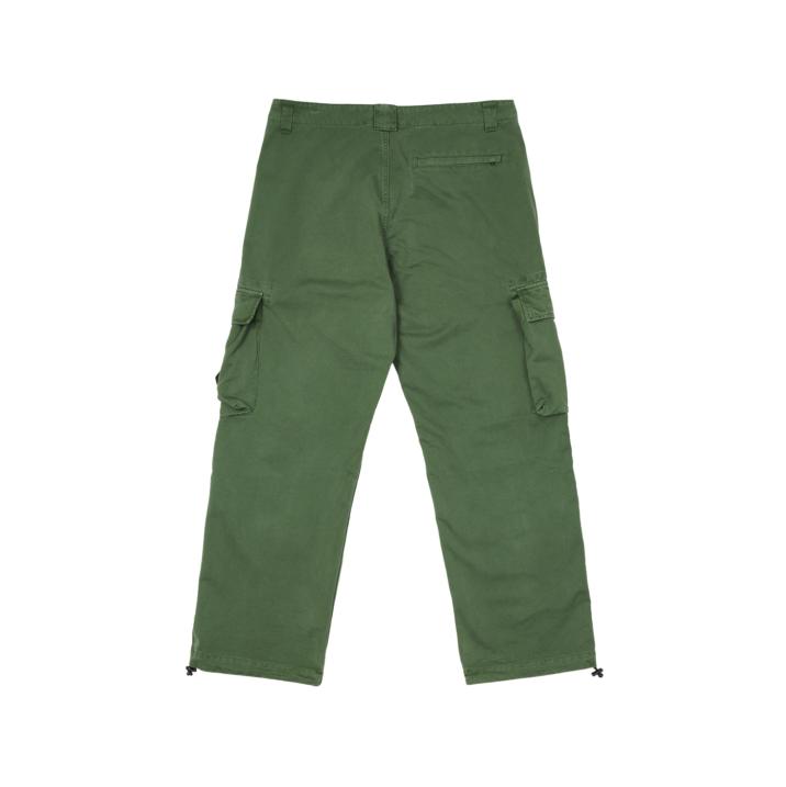 Thumbnail GARMENT DYED CARGO TROUSERS OLIVE one color