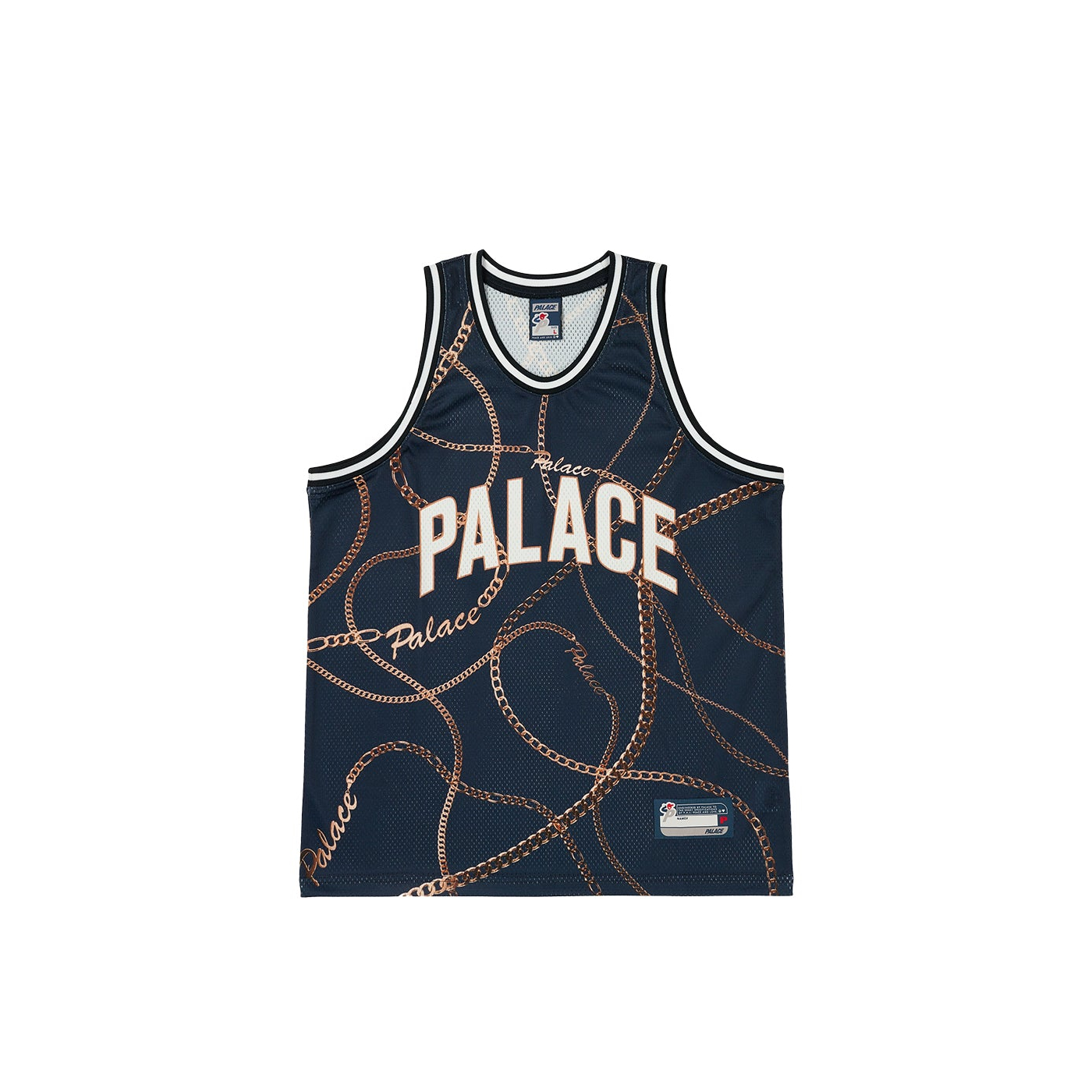 Thumbnail CHAIN BASKETBALL VEST NAVY one color