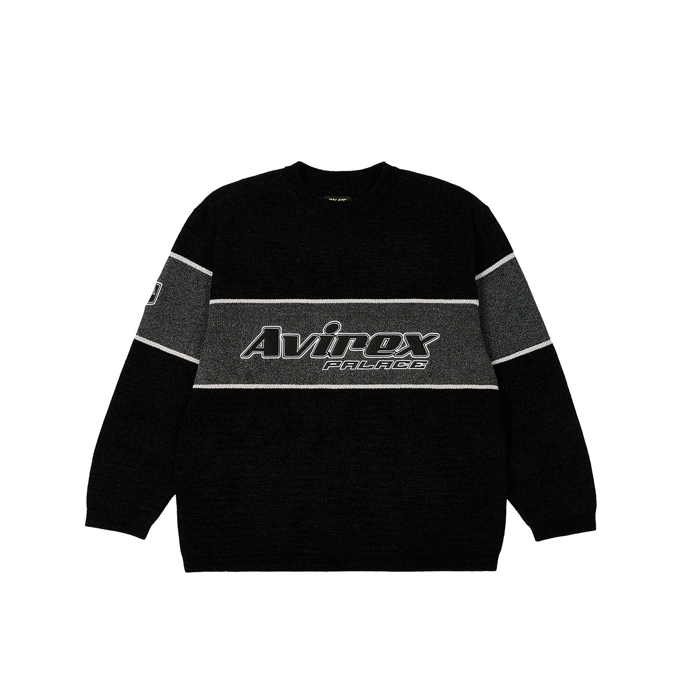 Thumbnail PALACE AVIREX CHENILLE KNIT BLACK one color