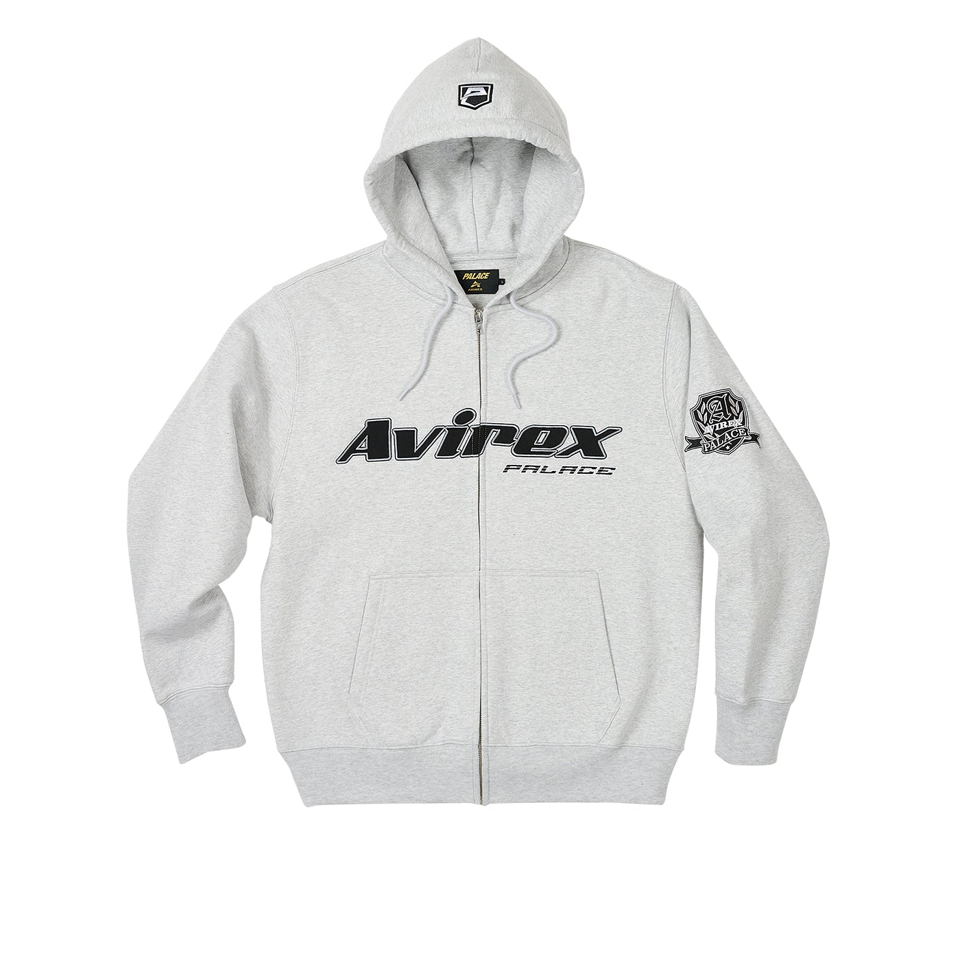 Thumbnail PALACE AVIREX ZIP HOOD GREY MARL one color