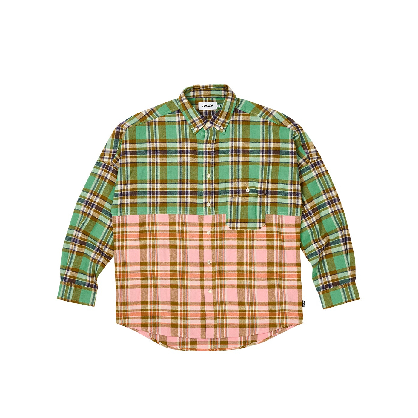 Thumbnail CHECKMATE DROP SHOULDER SHIRT GREEN one color