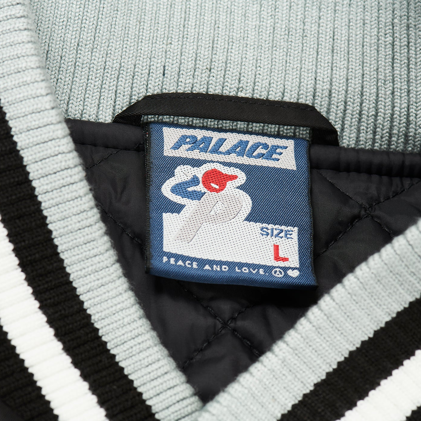 Satin The Arena Jacket Black - Autumn 2023 - Palace Community