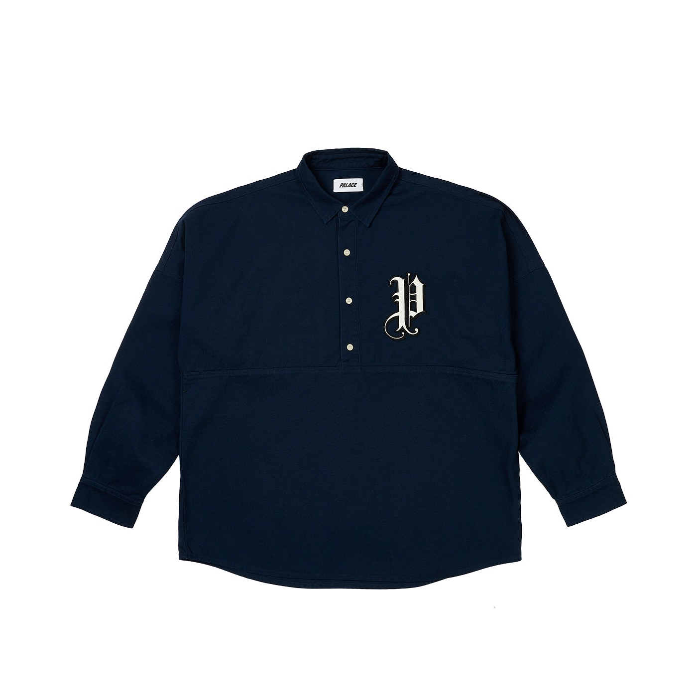 Thumbnail OLD ENGLISH OVERSHIRT NAVY one color