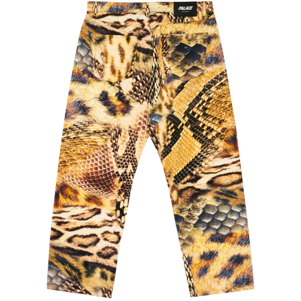 Thumbnail ANIMAL PRINT JEAN YELLOW one color