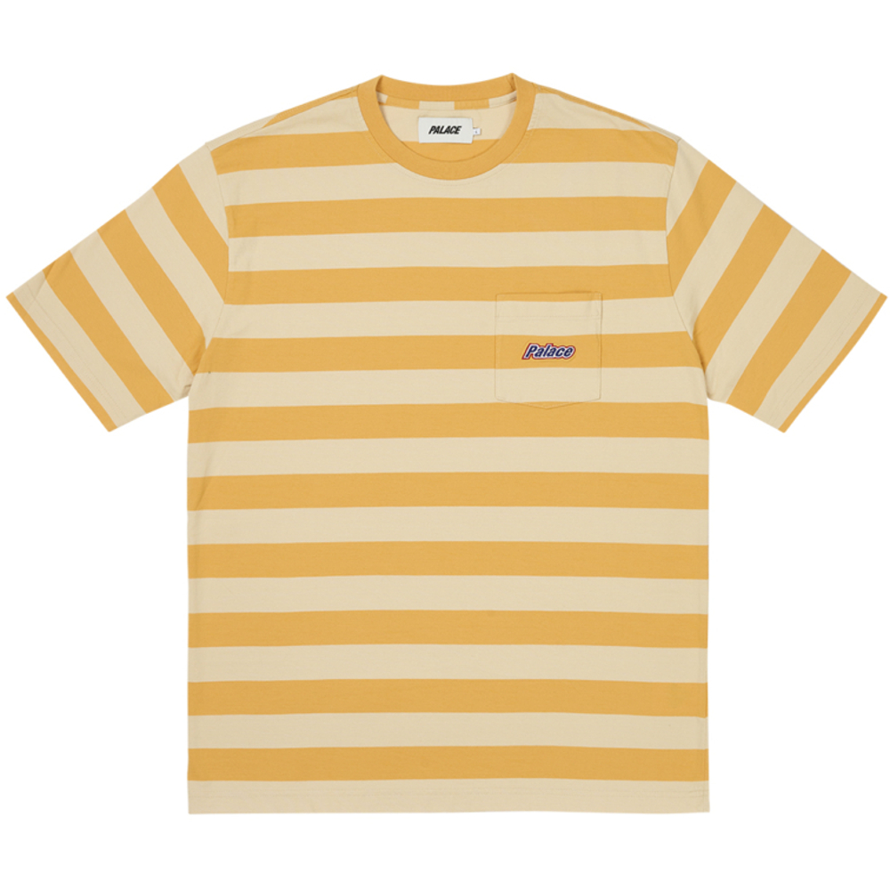 Thumbnail BLOCK STRIPE T-SHIRT AMBER NECTAR one color