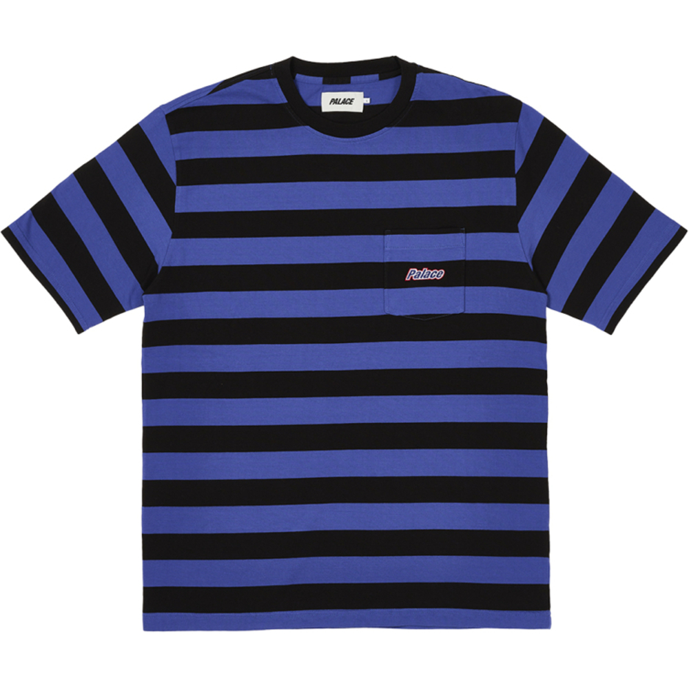 Thumbnail BLOCK STRIPE T-SHIRT BLACK one color