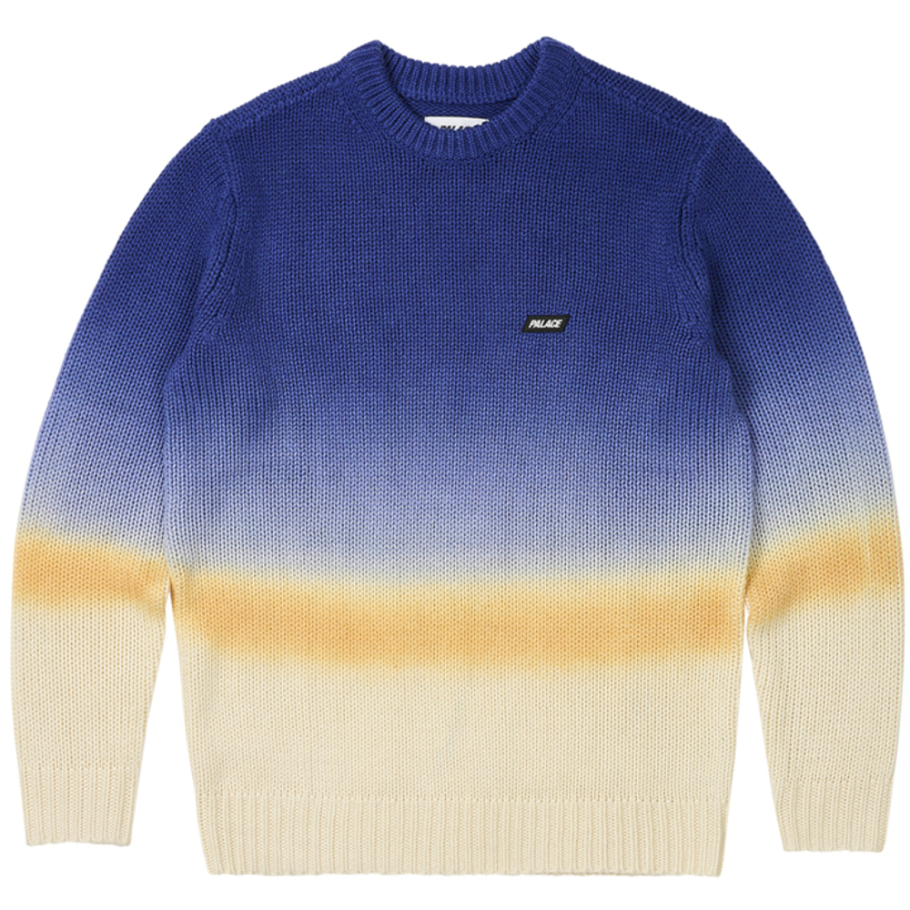 Thumbnail GRADIENT DYE RIB KNIT BLUE one color