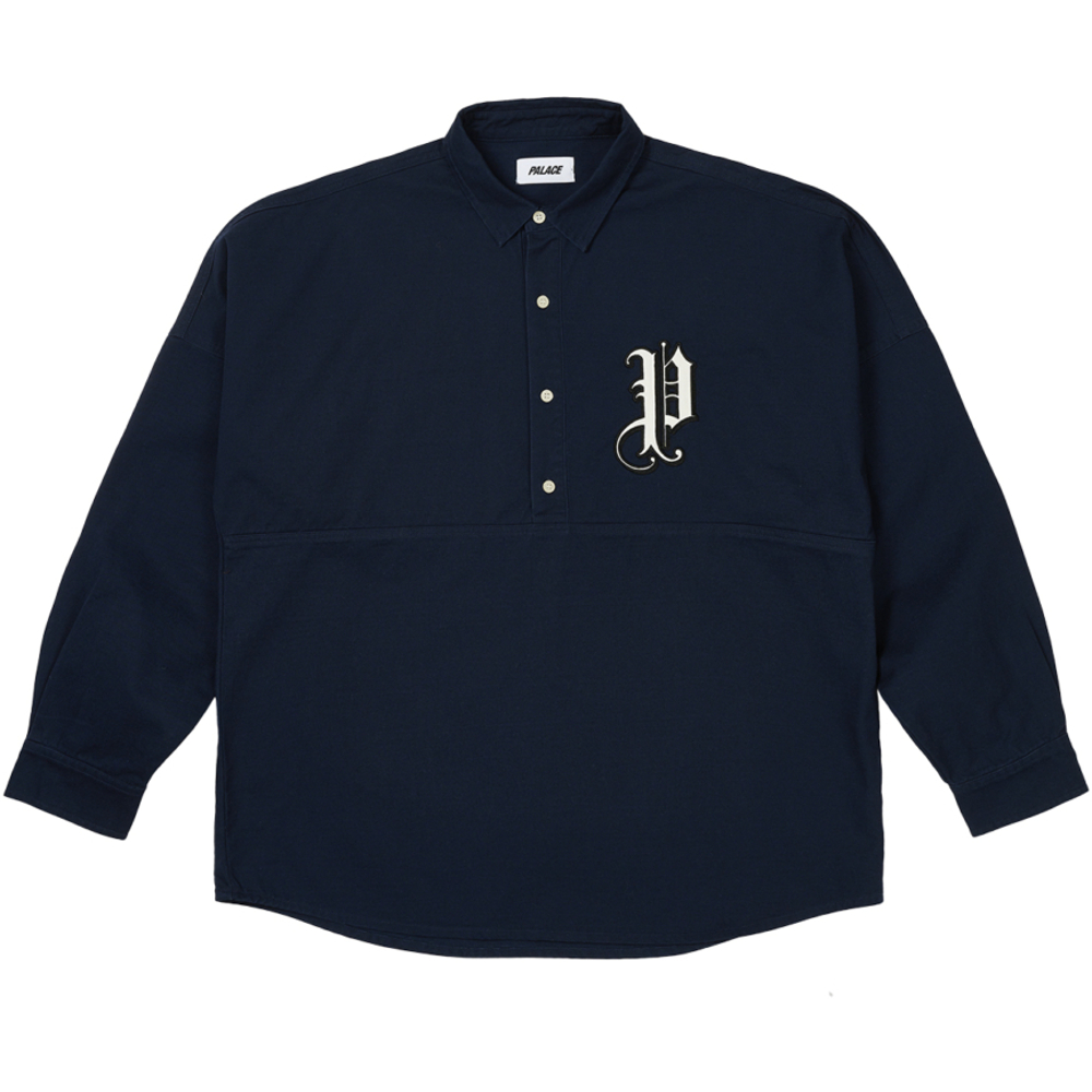 Thumbnail OLD ENGLISH OVERSHIRT NAVY one color