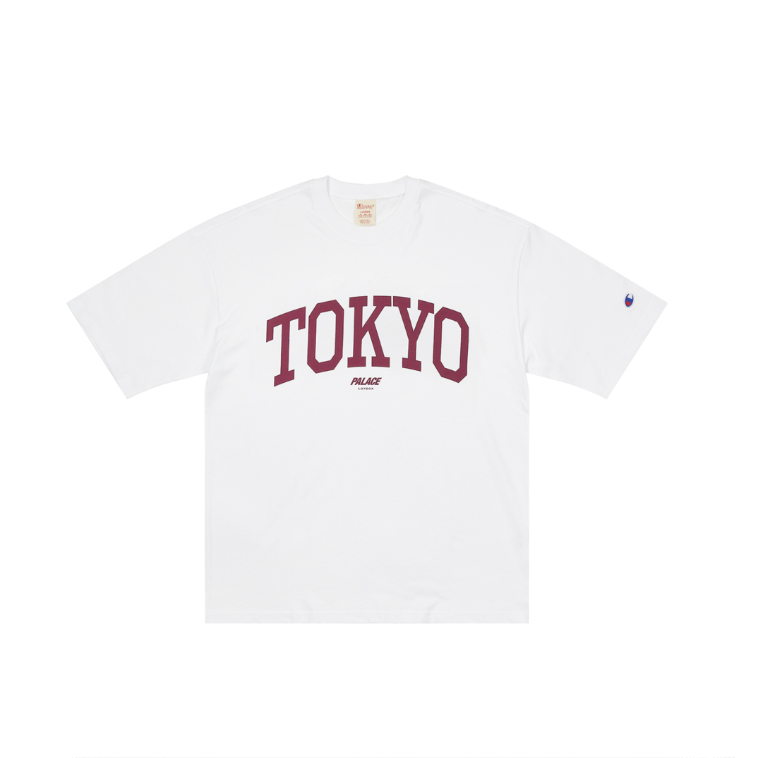 PALACE CHAMPION SHOP T-SHIRT TOKYO WHITE one color