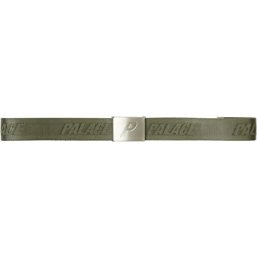 Thumbnail PALACE FONT SKATE BELT OLIVE one color