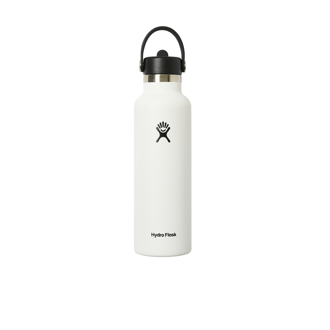 Thumbnail PALACE HYDRO FLASK 21 OZ STANDARD MOUTH WITH FLEX STRAW CAP WHITE one color