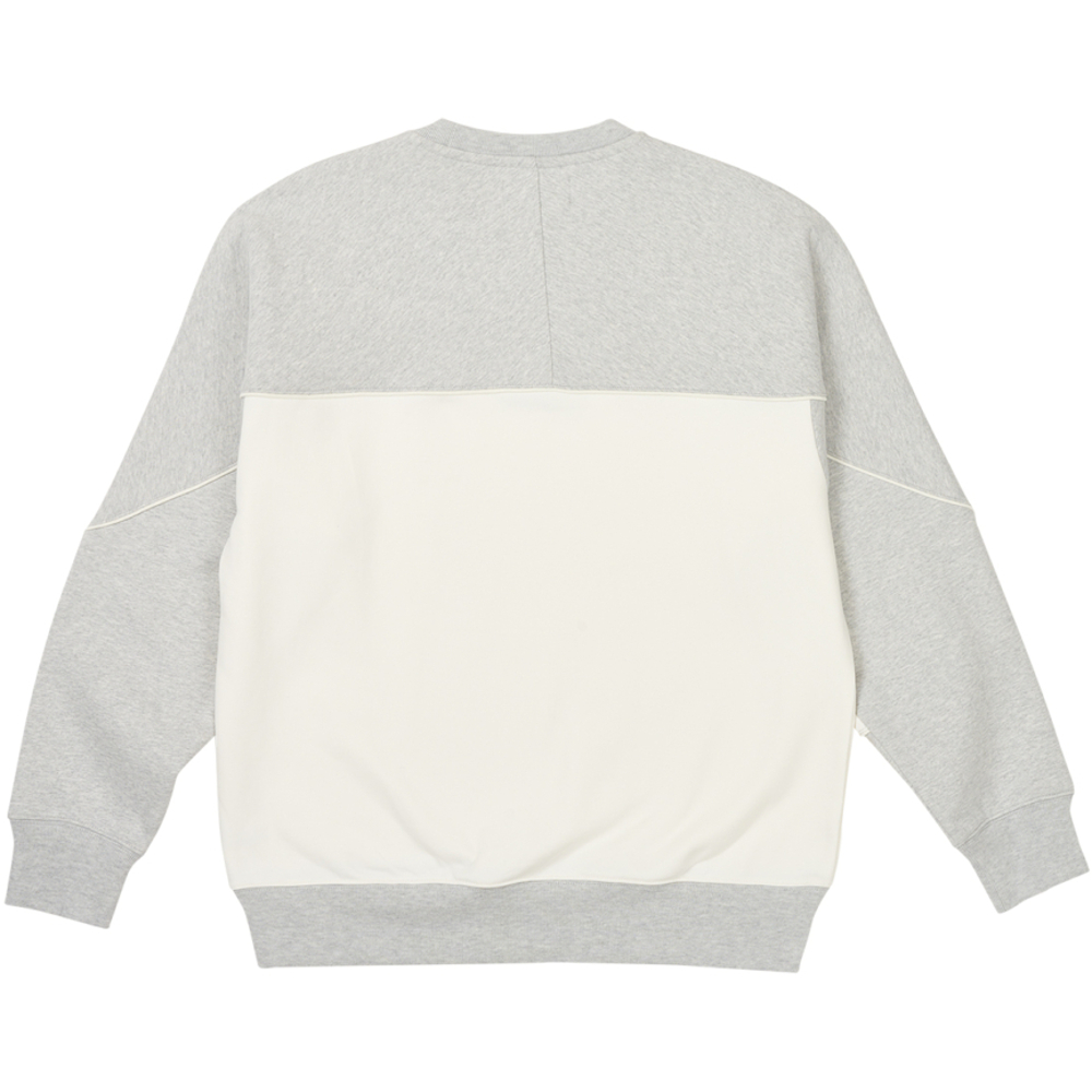 Thumbnail PIPED CREW GREY MARL one color