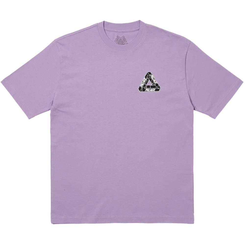 Thumbnail TRI-RIPPED T-SHIRT LIGHT PURPLE one color