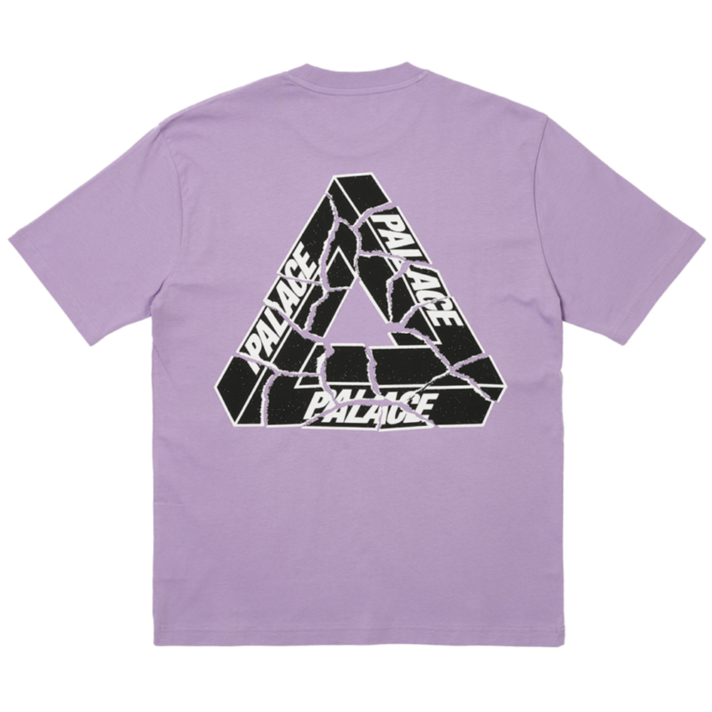 Thumbnail TRI-RIPPED T-SHIRT LIGHT PURPLE one color