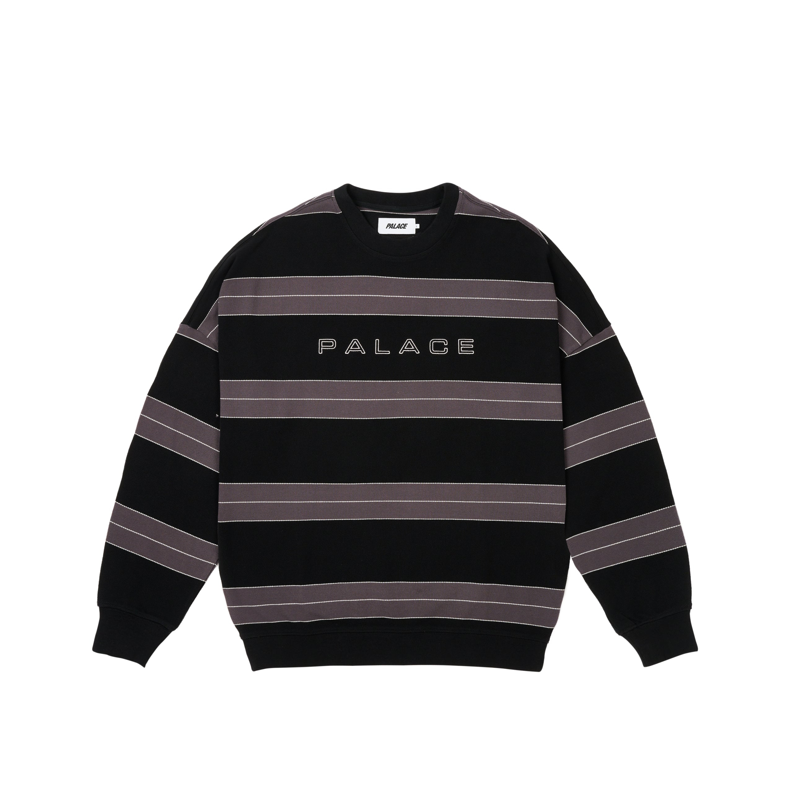 Thumbnail RELAX STRIPE CREW BLACK one color