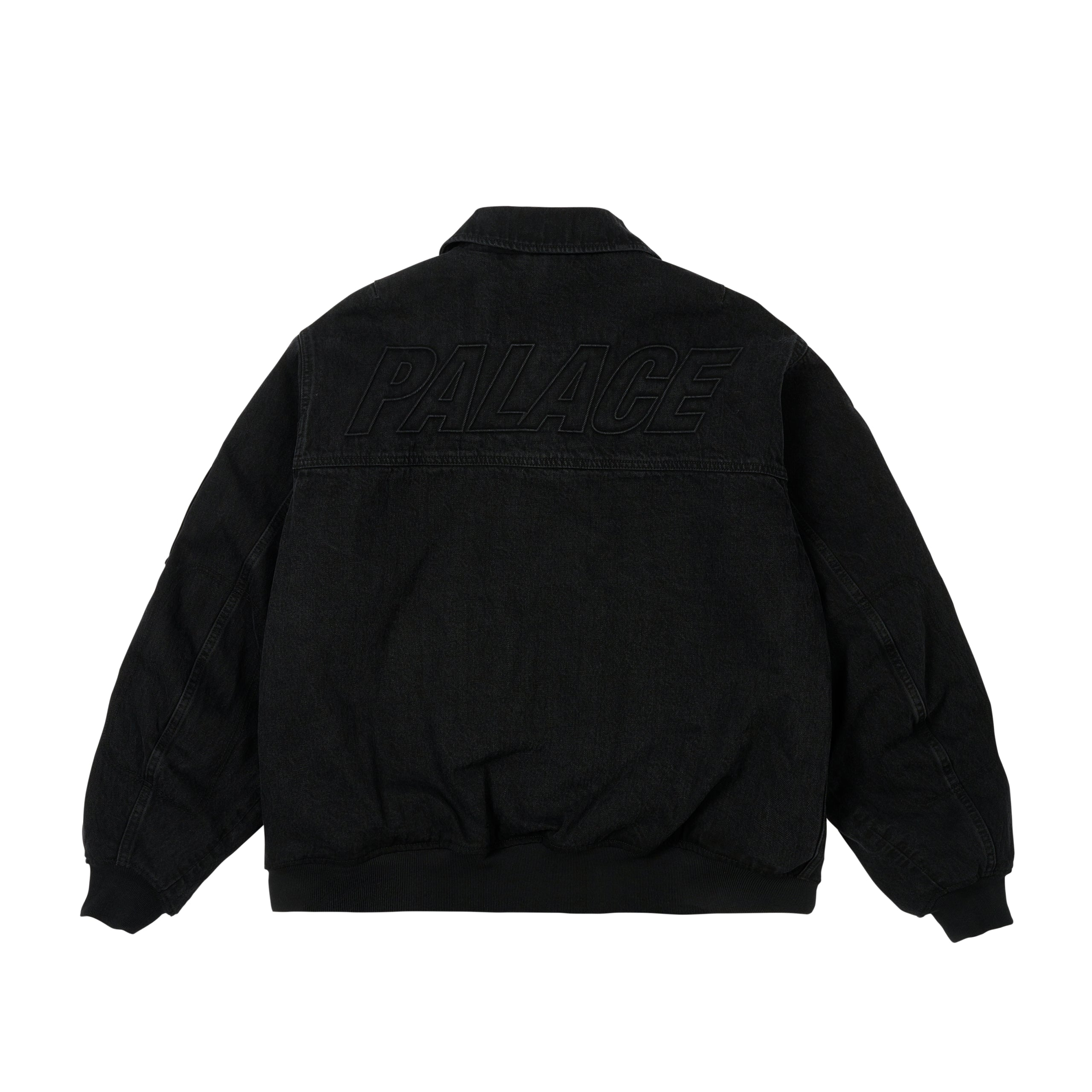 Thumbnail ZIPPED MA-1 BOMBER JACKET BLACK one color