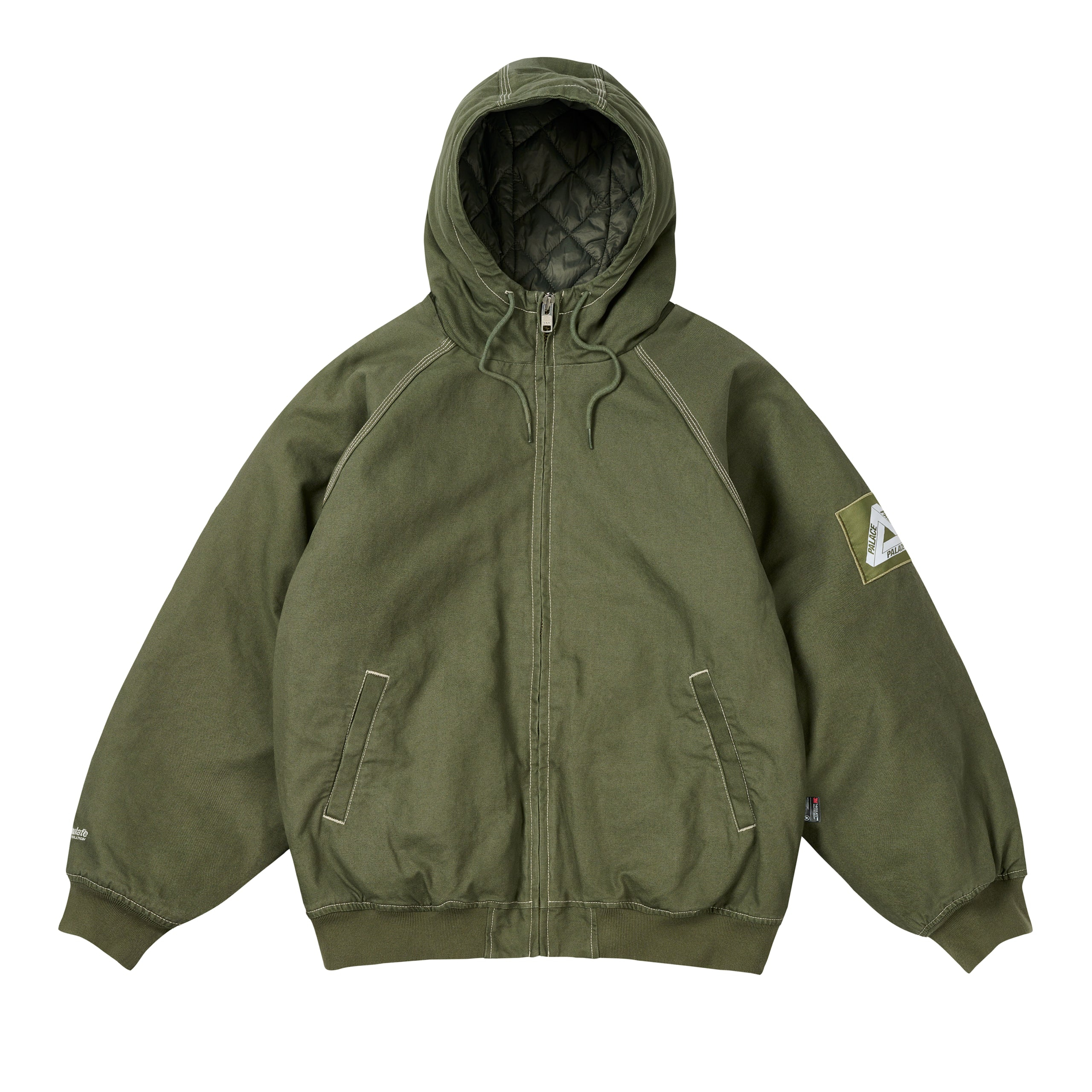 Thumbnail 10 OZ HOODED JACKET OLIVE one color