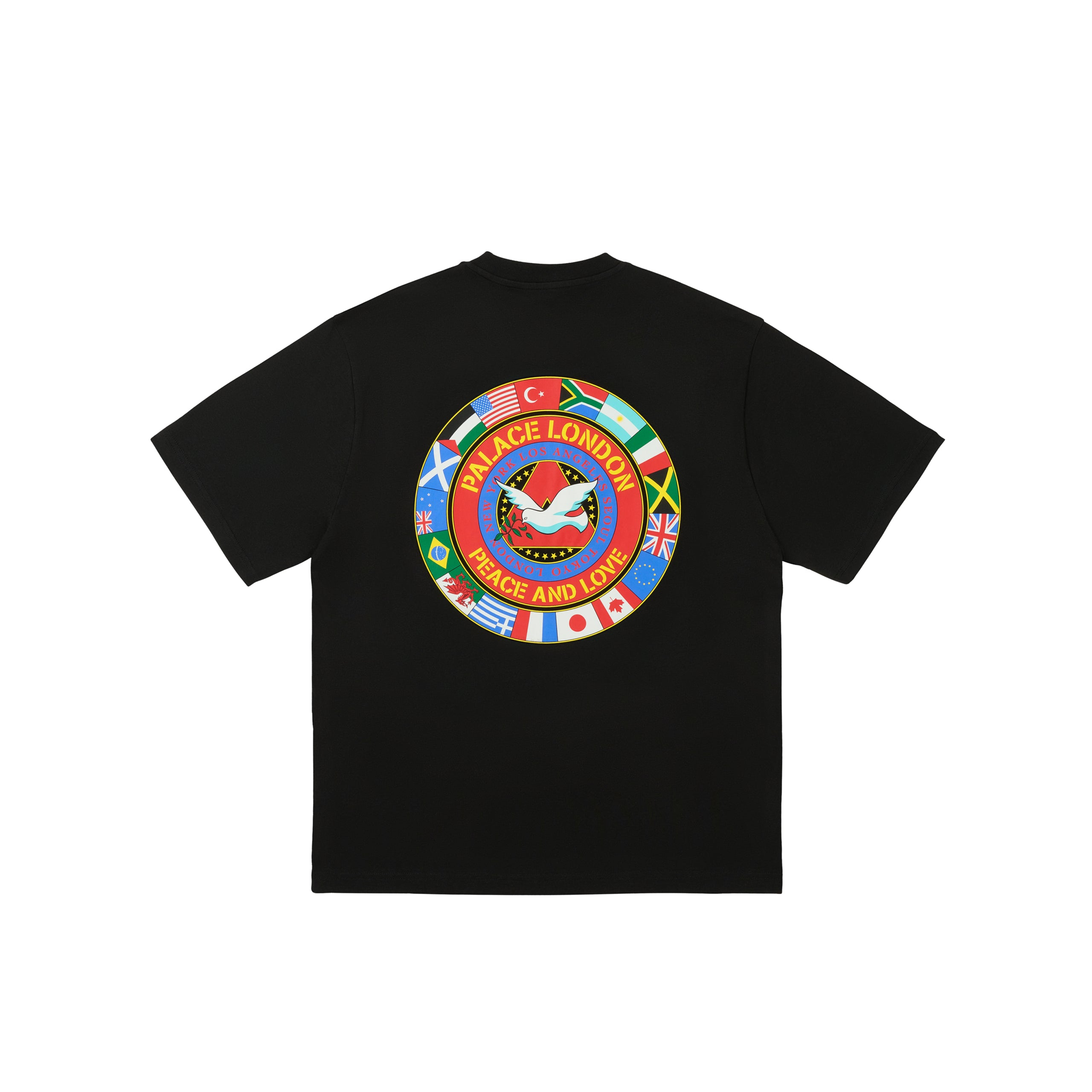 Thumbnail PALACE NATIONS T-SHIRT BLACK one color