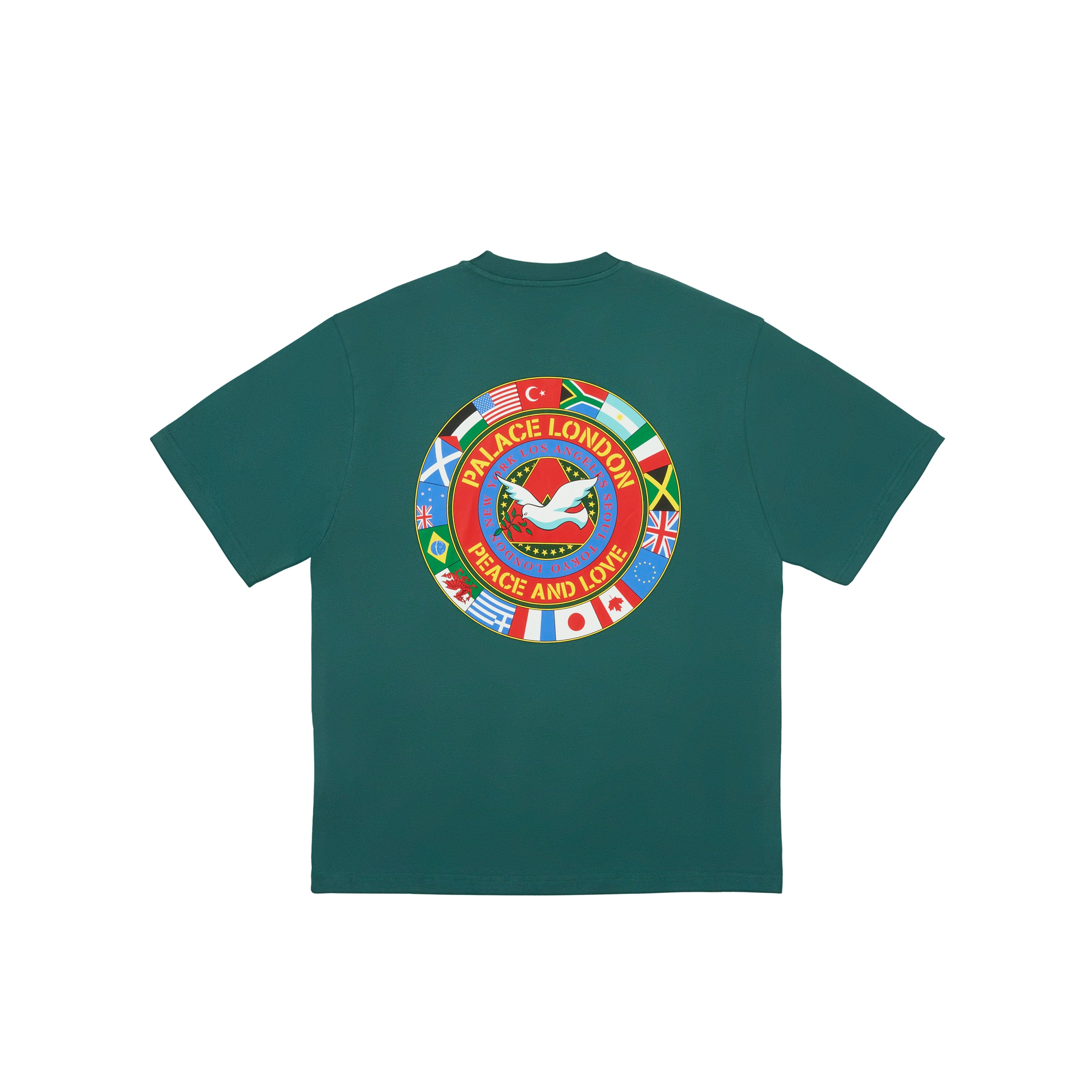 Thumbnail PALACE NATIONS T-SHIRT RACEY GREEN one color