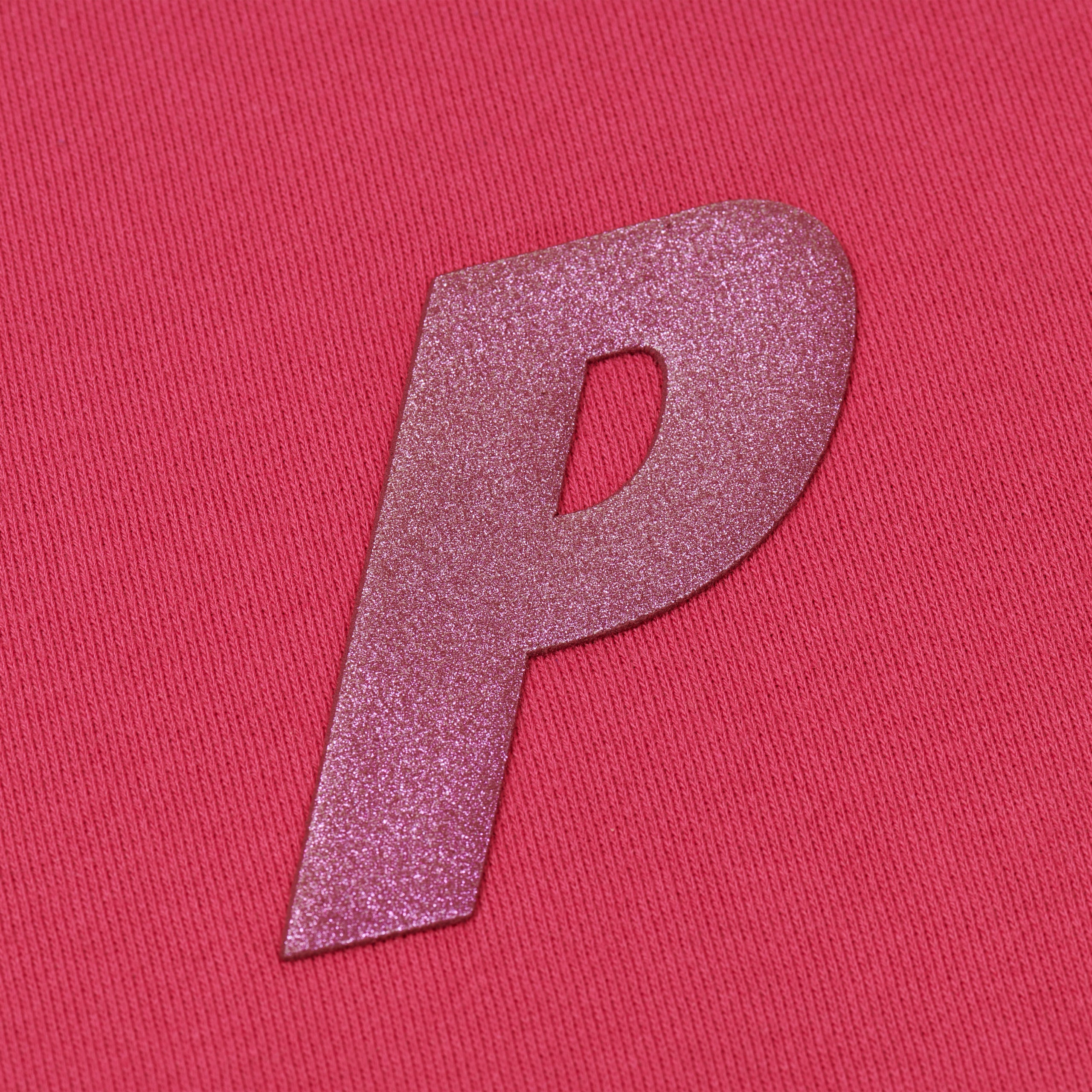 Thumbnail P3 GLITTER CREW BERRY RED one color