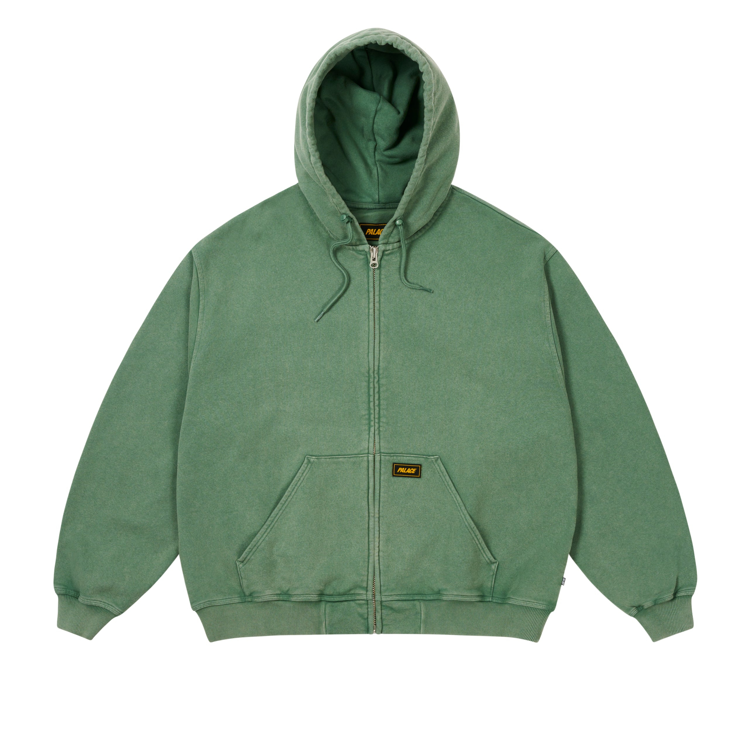 Thumbnail TRIPLE STITCH ZIP HOOD PIGMENT GREEN one color