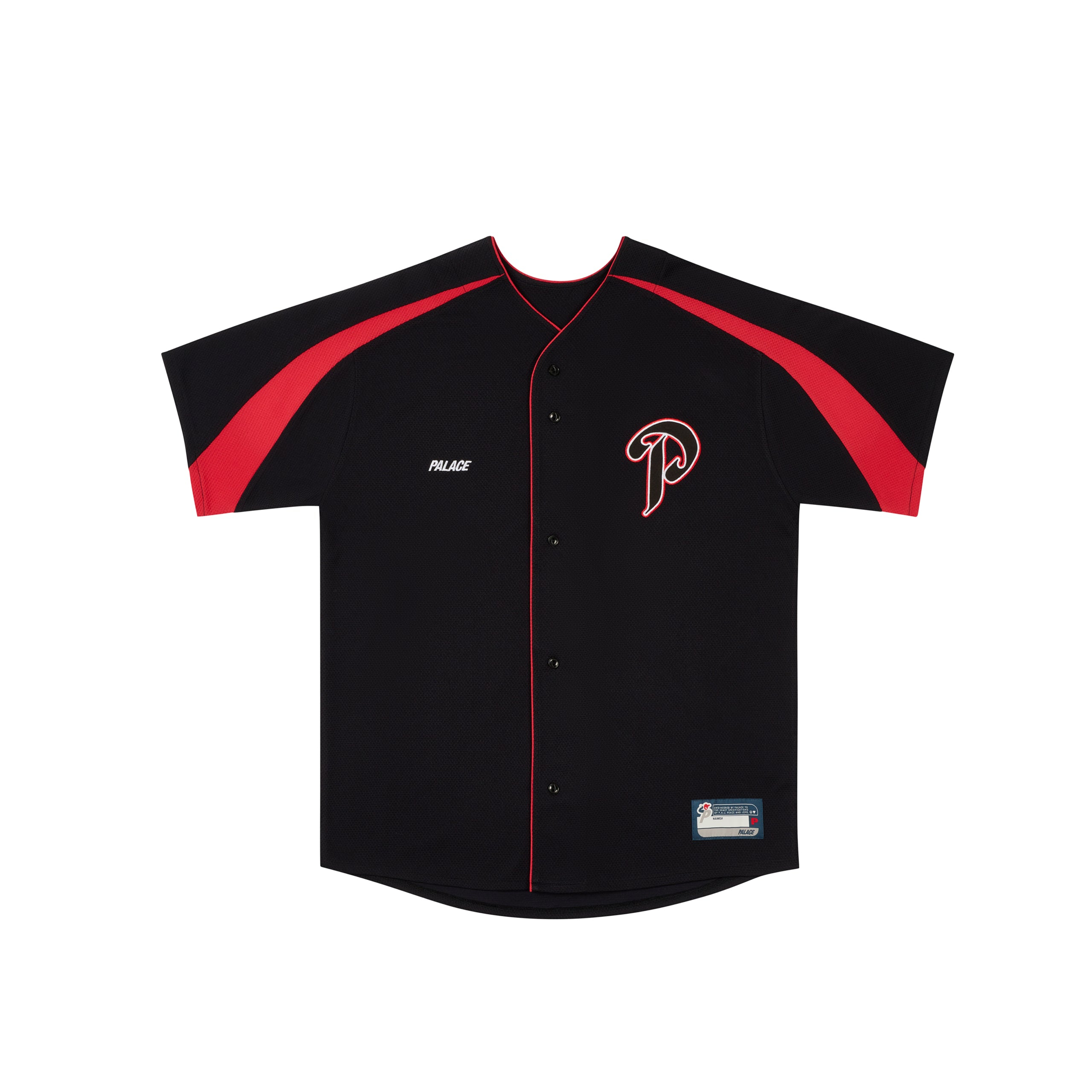 Thumbnail P PASEBALL JERSEY BLACK one color