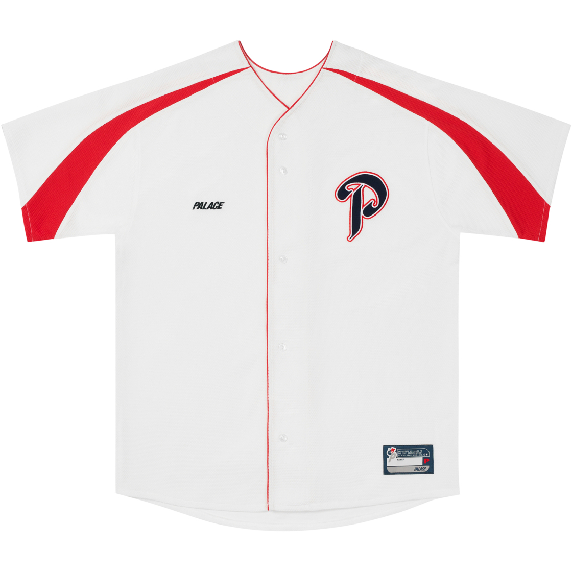 Thumbnail P PASEBALL JERSEY WHITE one color