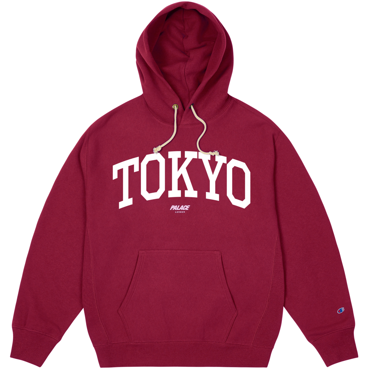 Thumbnail PALACE CHAMPION SHOP HOOD TOKYO BURGUNDY one color