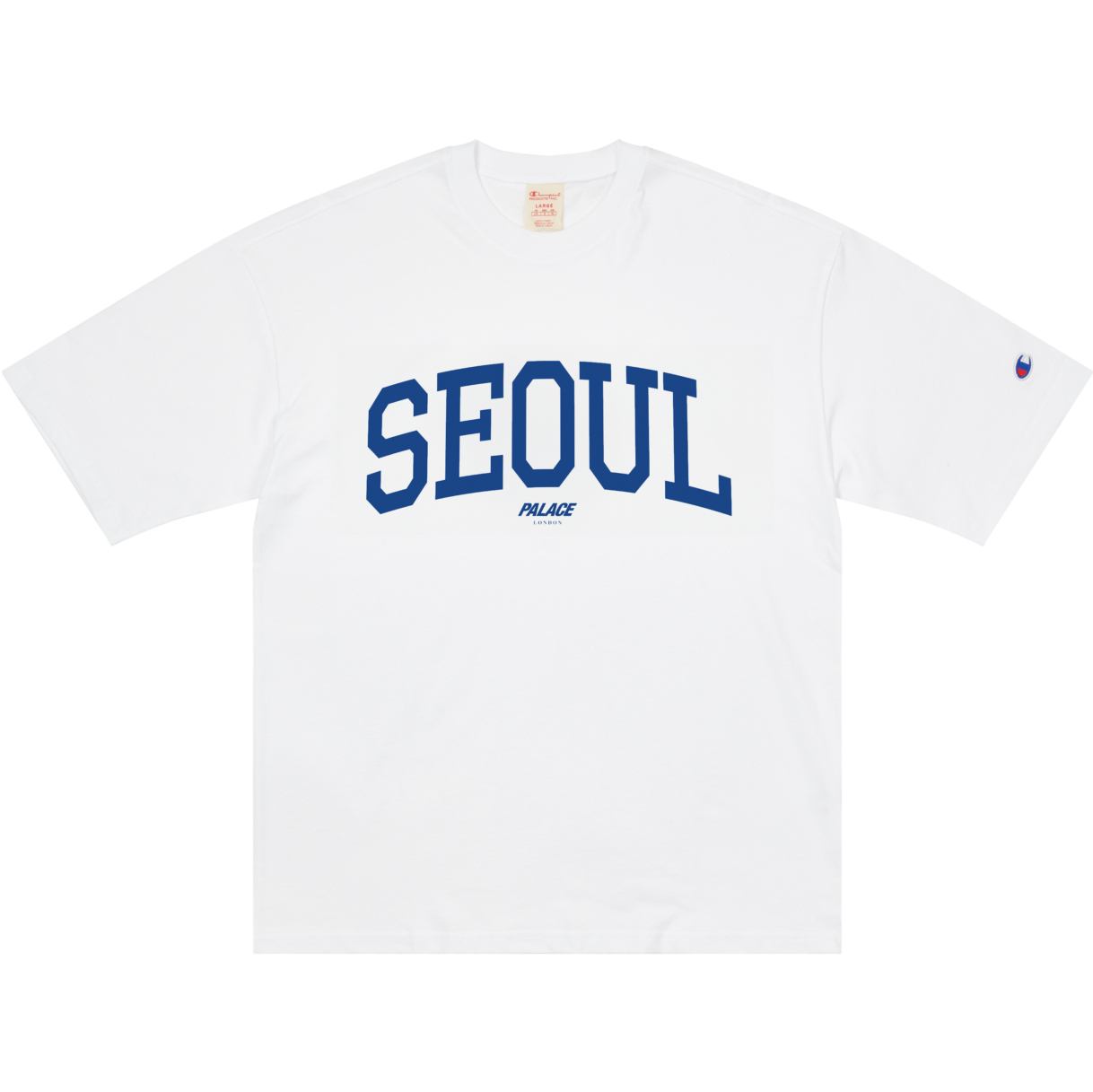 PALACE CHAMPION SHOP T-SHIRT SEOUL WHITE one color