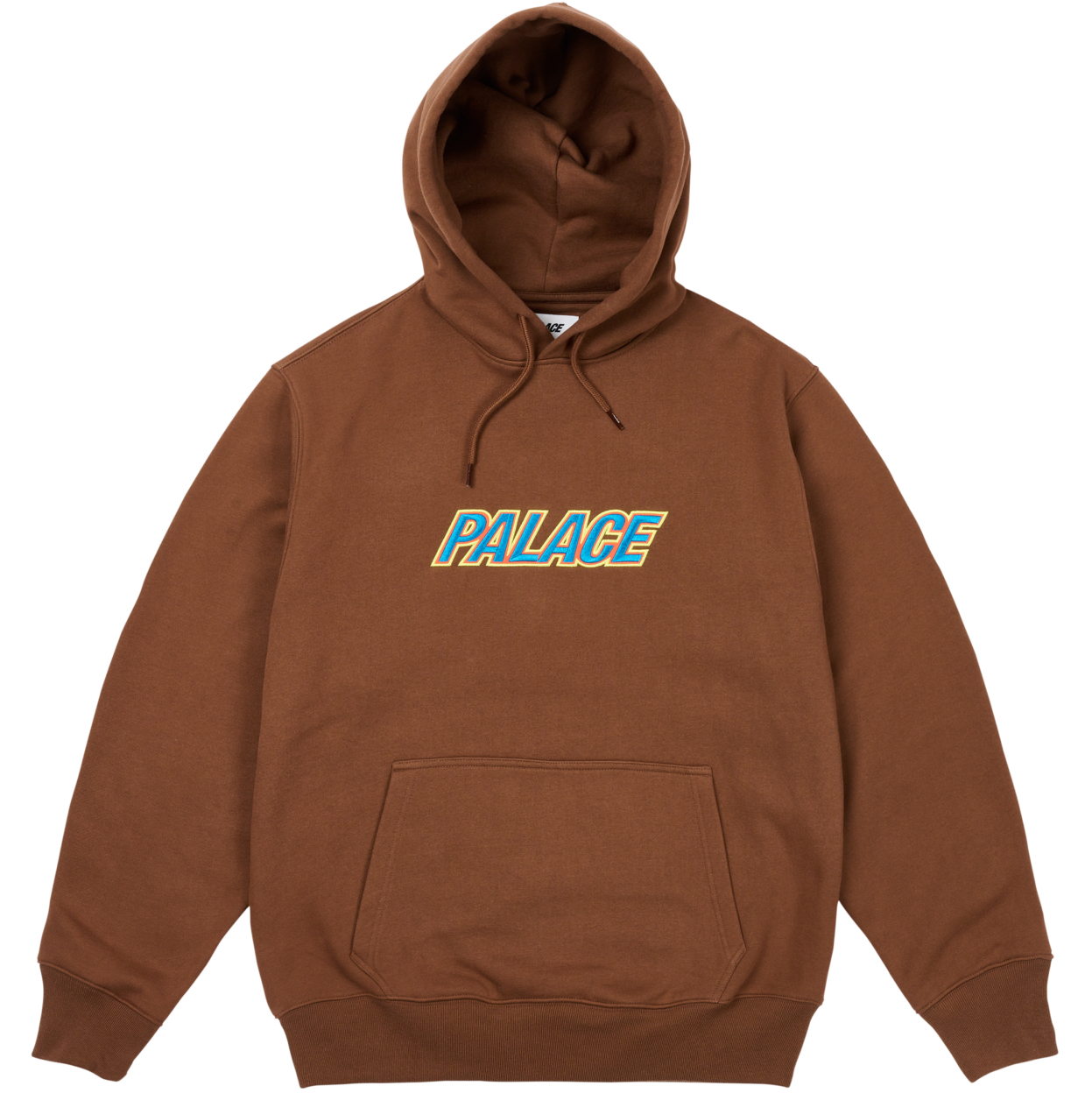 PALACE  FONT HOOD CAKED BROWN one color