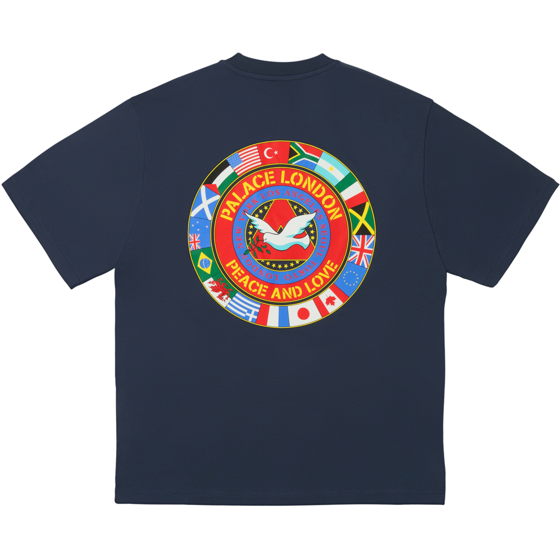 Thumbnail PALACE NATIONS T-SHIRT NAVY one color